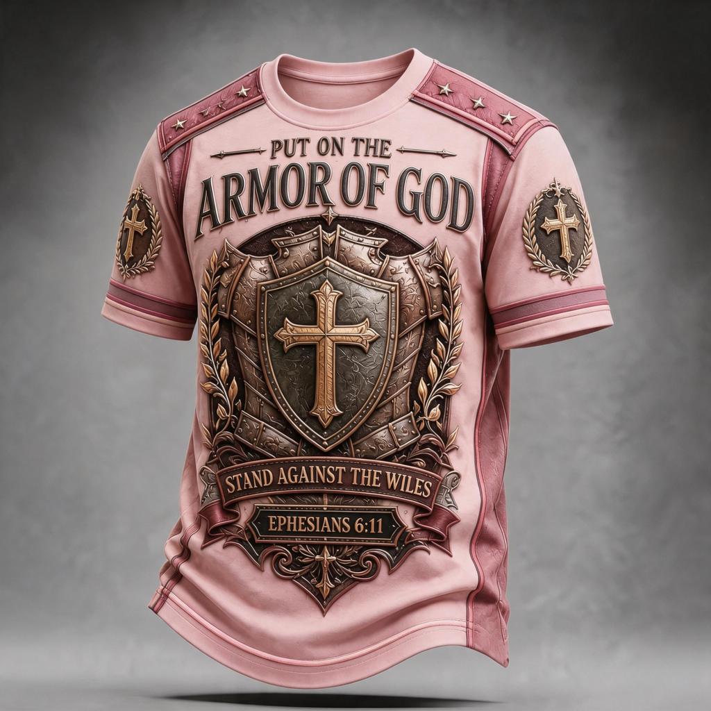 Men's Printed Neck Short Sleeve T-Shirt