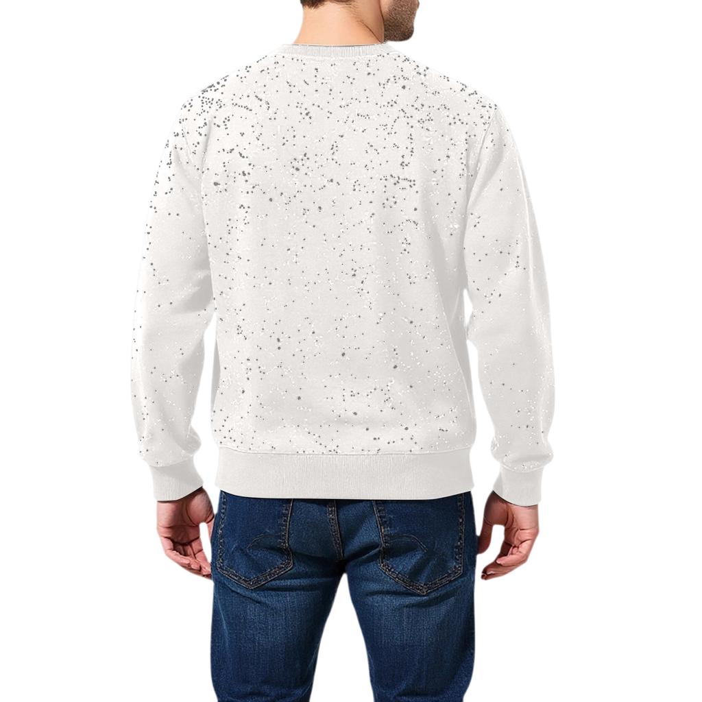 Men's  Trend  Loose  Round Neck  Hoodie  Long Sleeves  Leisure