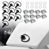 For DUCATI MV Agusta Aprilia Yamaha R1 R6 Honda 17mm Universal Quick Release Fasteners D-RING 1/4 Turn Rivet Fairing Bolts Studs