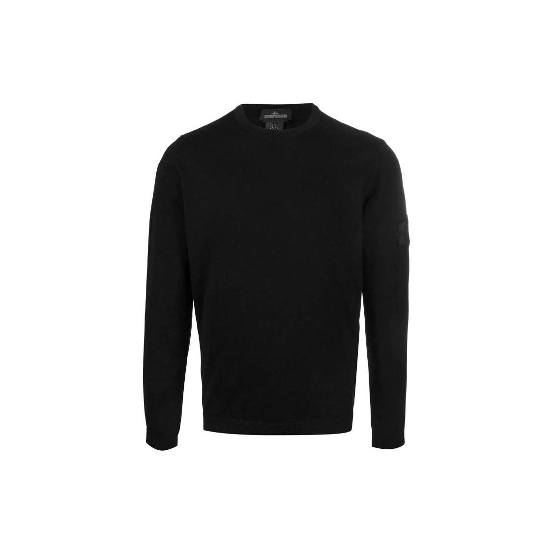 

STONE ISLAND Свитер Shadow Project с логотипом-нашивкой на плече Черный Мужские Топы 76195142H-V2029 L