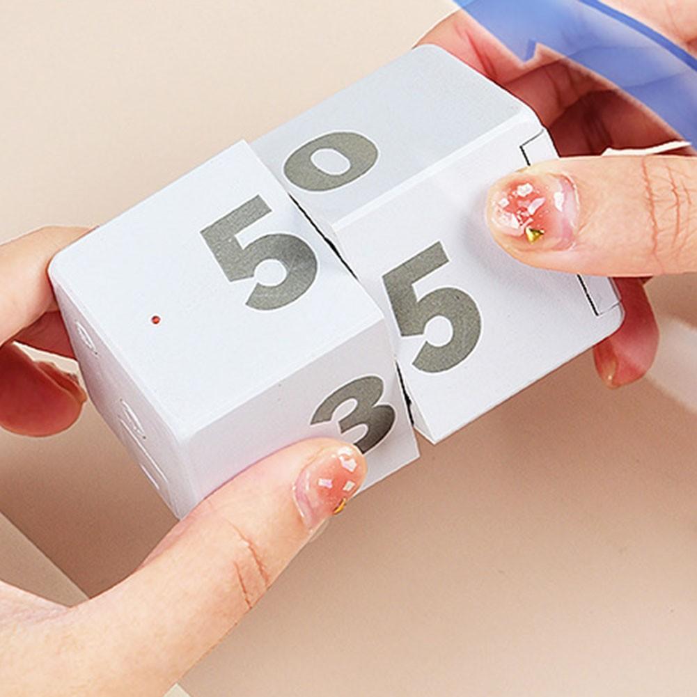 Countdown-Cube Timer Home Schlafzimmer Küche Indoor Outdoor Workout Kinder Spielzeug Geschenk
