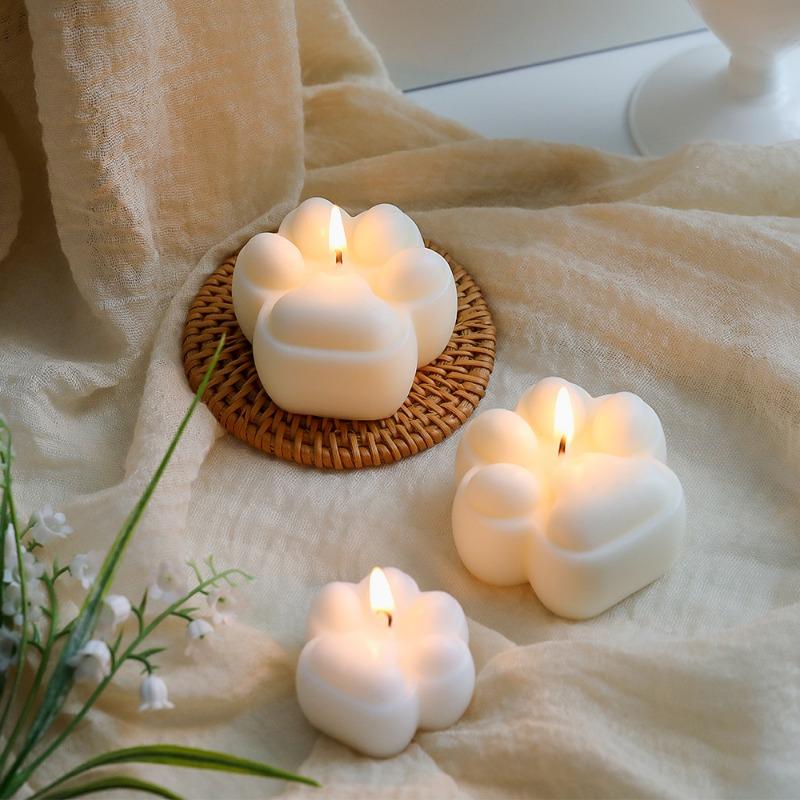 

Оптовая продажа ароматерапевтических свечей Ins Cat Styling Creative Hand Gift DIY Home Decoration Ароматические свечи в форме когтя для домашних животных