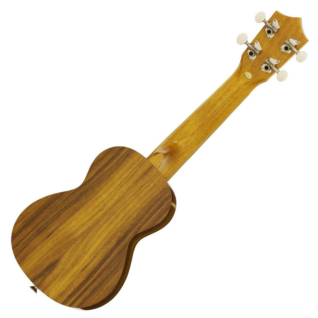 ARIA Acacia Koa Soprano Ukulele with Back, Gloss Finish, AU-1KG