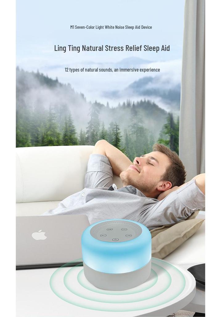 Smart LED White Noise Sleep Lamp for Bedroom 