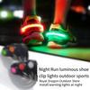 LED Luminous Shoe Clip Light Outdoor Running Cycling Bicycle RGB Novelty Lighting Safety Night Warn Lamp Glowing