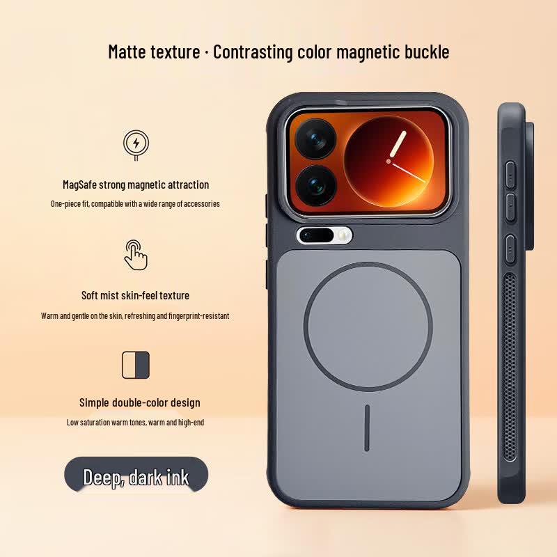 HOLDZU Color-Blocking Magnetic Phone Case for Xiaomi 17 Pro Max Xiaomi 17 Pro Max
