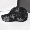 Elegant Adjustable Baseball Caps Breathable Sun Protection Sports Cap Lace Flower Sun Hats Summer