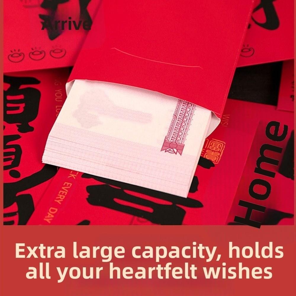 12pcs Paper Hongbao Chinese Style Lucky Red Bag Traditional Red Envelopes  Christmas Gift