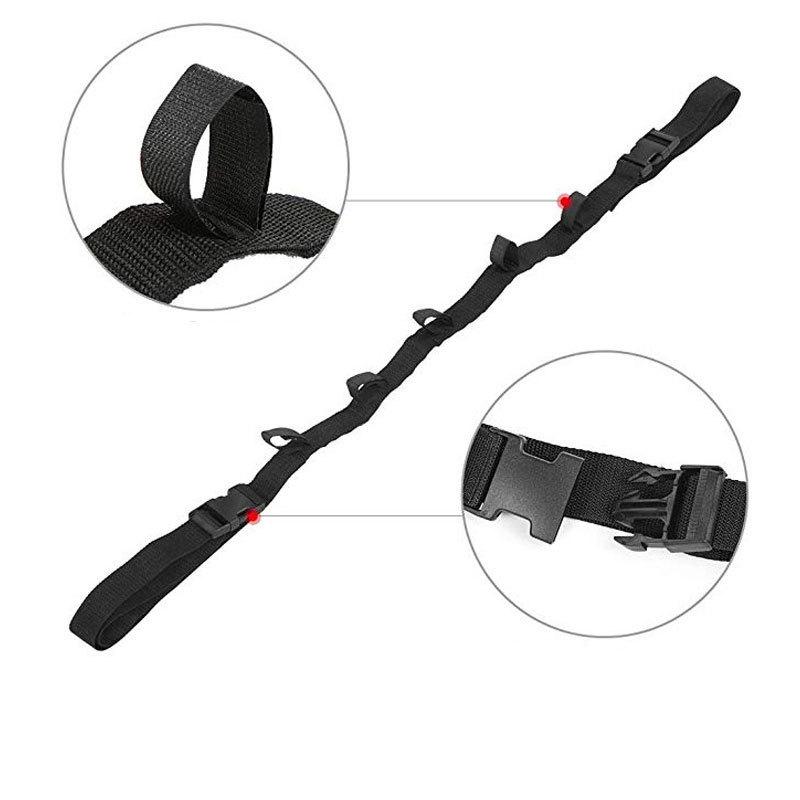 Pair of Fishing Rod Holders for Cars 5 Rod Capacity Nylon Car Fishing Rod Holders Heavy Duty Adjustable Fishing Rod Straps