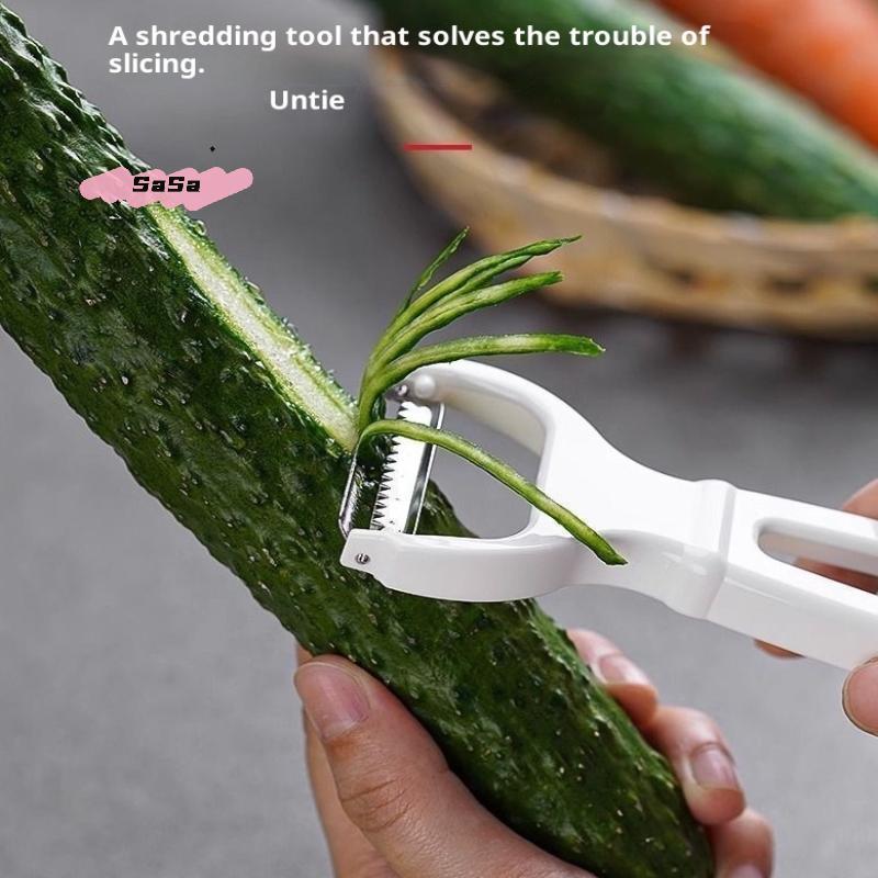 1PC Stainless Steel Manual Vegetable Grater - Carrot Potato Julienne Peeler Slicer Fruit Cutter - Home Kitchen Tool