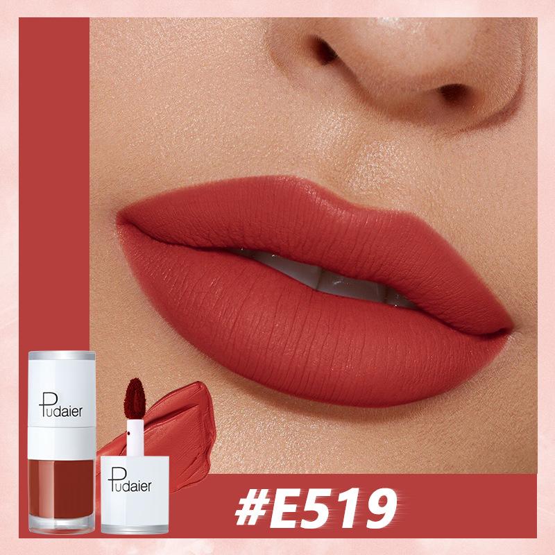 Velvety Mist Matte Lip Glaze Lasting Color Never Fade Instant Dry Liquid Lipstick Non-stick Cup Lip Gloss