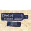 Polo by Ralph Lauren 90s Silk Old Long Sleeve Hand Knit L Beige Men's Used