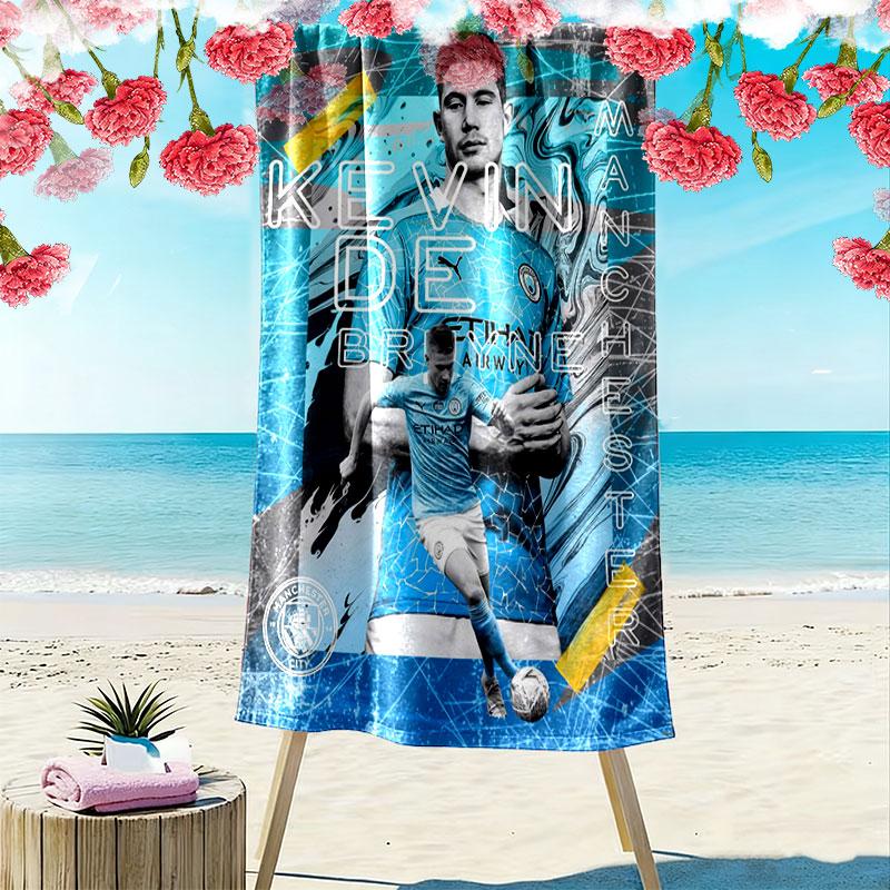 The Blues Print Beach Towel, Large Soft Quick Dry Towel for Beach Camping Swimming