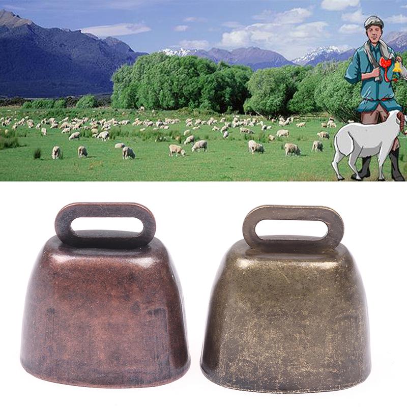 Copper Bells Pet Bells Hanger Metal Bells Loud Crisp Cow Horse Sheep Grazing