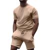 Europäischer Stil Herren-Freizeit-Zweiteiler 2026: Kurzarm-T-Shirt & Shorts