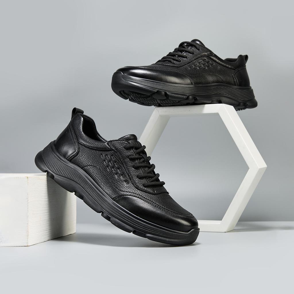Sheepskin Leather [lightweight Sole] Spring Men's Shoes Versatile and Comfortable Men's Retro Business Casual Men's Shoes Leather Shoes