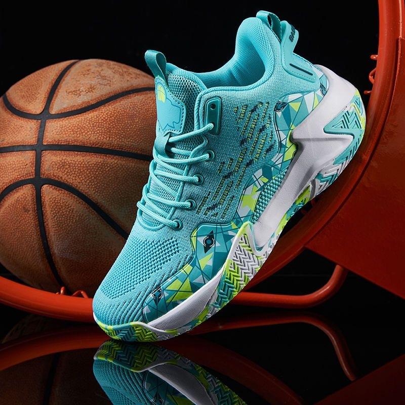 Fashion Men Basketball Shoes Breathable Cushioning Non-Slip Wearable High Quality Sports Shoes Gym Training Athletic Basketball Sneaker