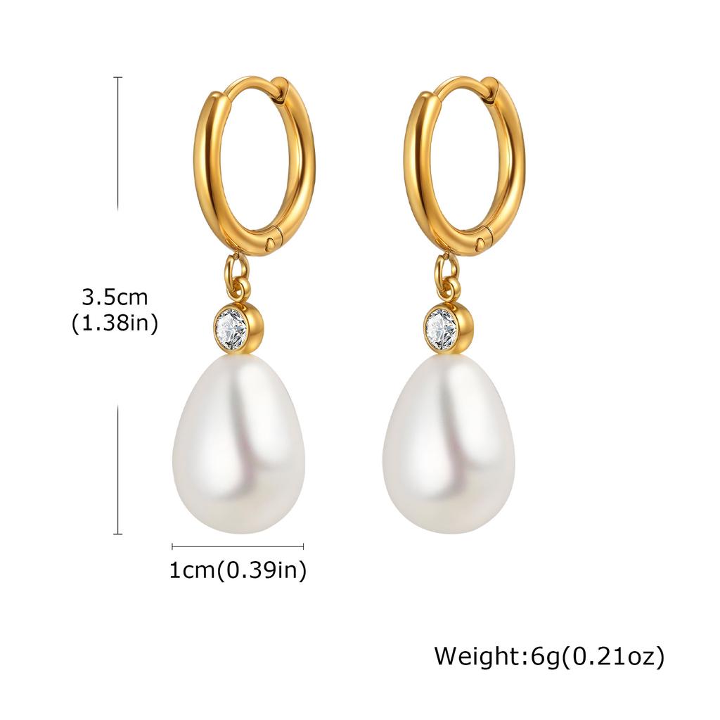 Starfish Drop Dangle Earring for Women, Gold Plated Stainless Steel Beach Sea Earrings, Waterproof Summer Ocean Jewelry