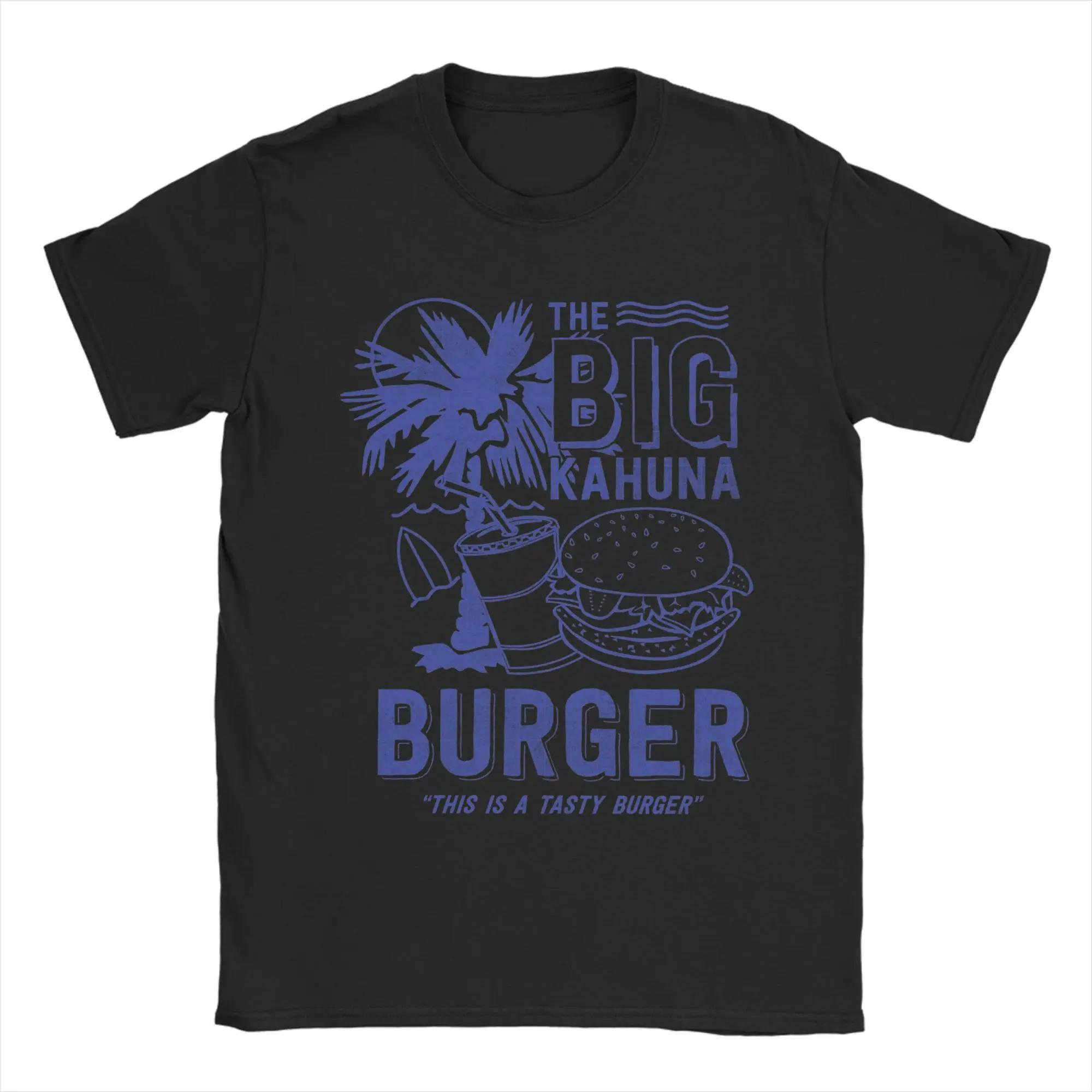 Men TShirt The Big Kahuna Burger Pulp Fiction Cool Cotton Tees Quentin Tarantino Women T Shirt Crew Neck Clothing Gift Idea XL