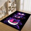 Gengar Printed Area Rug Cartoon Ghost Pattern Non-Slip Floor Mat Soft Carpet for Bedroom Living Room Decor