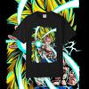 2026 New Fashion Dragon Ball Men's Soft Breathable T-shirt Anime Tee Boy's Hip-hop Short Sleeves Brand Y2k Parent-child Outfi...