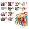 DIY Rhinestone Art Painting Desk Calendar Kit 12-Month Home Office Planner 2026 Practical Sparkling Rhinestone Craft Calendar