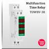Din Rail Wattmeter Voltmeter Ammeter Power Meter AC50-300V Volt Amp Power Factor Time Energy Voltage Current Monitor TONGOU