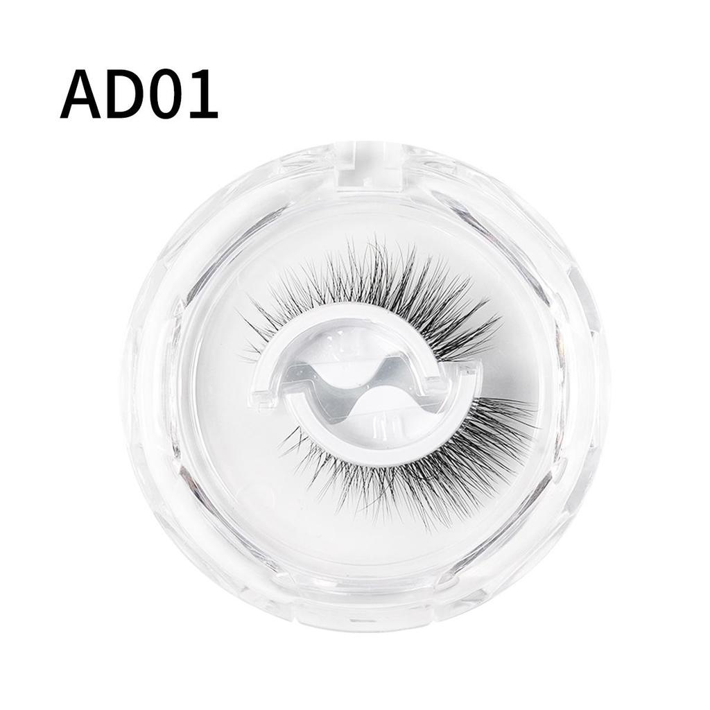 Five-Pair Set of Thick, Curly, 3D Fox-Eye Cat-Eye False Eyelashes