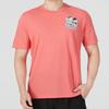 Under Armour Dopamine Seawater Pattern Sports Casual Letter Round Neck Short Sleeve T-Shirt Men Tops Pink 1361679-873