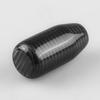 Szmsmy Universal Carbon Fiber Automotive Motorsport Fantasy Manual Stick Shift Gear Stick Shift Head Knob,