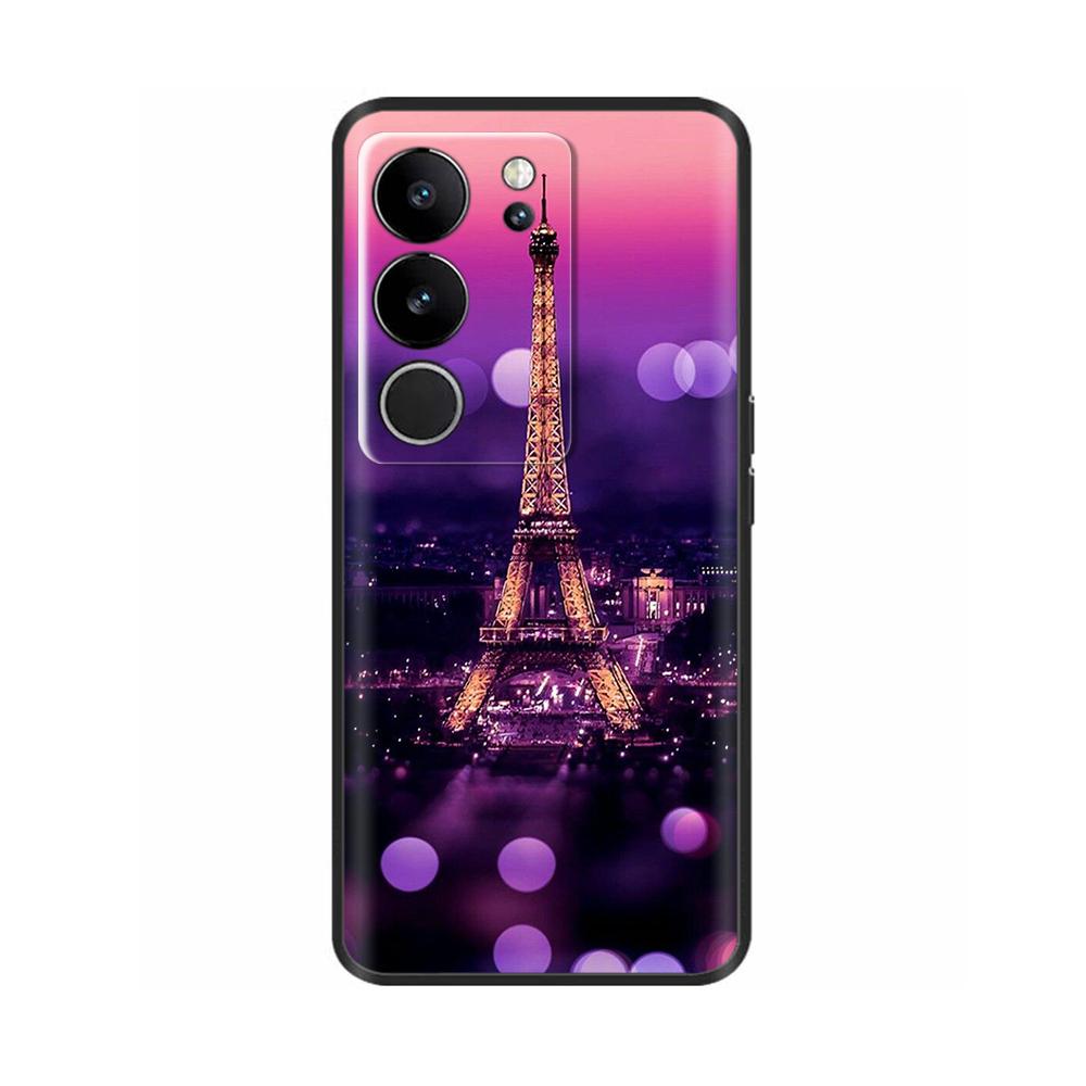 6,78' Für Vivo V29 5G Hülle V 29 Silikon TPU Weicher Stoßfänger Handyhülle für VIVO V29 V2250 VivoV29 Hüllen Schutzhülle Tasche Coque