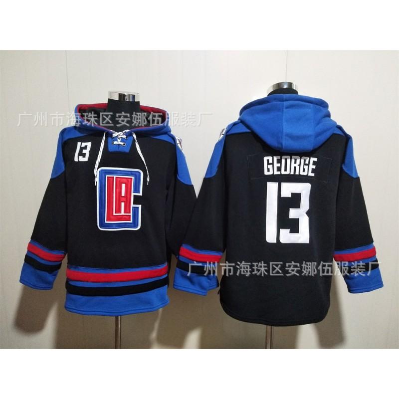 2026 Rugby Fleece Hoodie LA Clippers 2 Embroidered Team Sports Sweatshirt Winter Warm