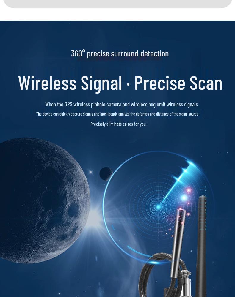Anti-Spy GPS Detector: Eavesdropping, Listening, Tracking, Hidden Camera & Recording Protection Scanner