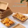 Chang Baosen Disposable Kraft Paper Snack Plates