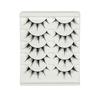 Anime-Inspired False Eyelashes, 5 Pairs Cartoon Eye Faux Lashes, Dramatic Look Demon Style, Volumizing & Lengthening