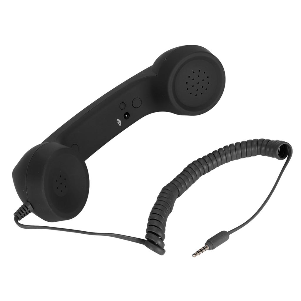 Cell Phone Handset USB C Radiation Proof Vintage Phone Handset with 3.5 Mm Socket for Smartphone