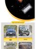RGB Daytime Running Yellow Grille Light for Jeep Wrangler JL 2018-2023 (App-Compatible)