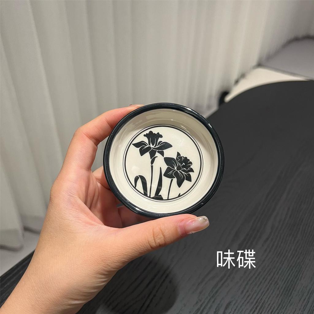 Wind Reis Schüssel Blume Geschirr Haushalt Keramik Gemüse Teller Suppen Nudel Schüssel Für Eine Person Kreatives Geschirr Set