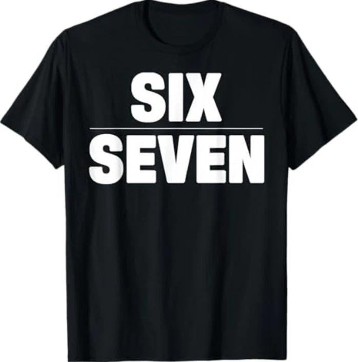 Футболка с мемом Шесть Семь 6 7 4XL