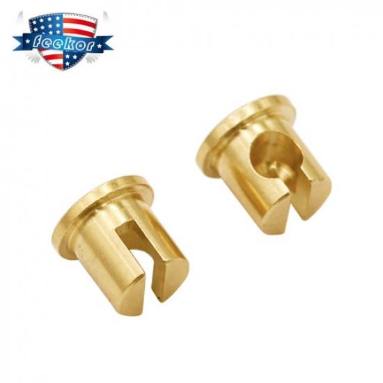 2x Carburetor Throttle Cable End Joint Guide Fit for Polaris Suzuki Yamaha ATV