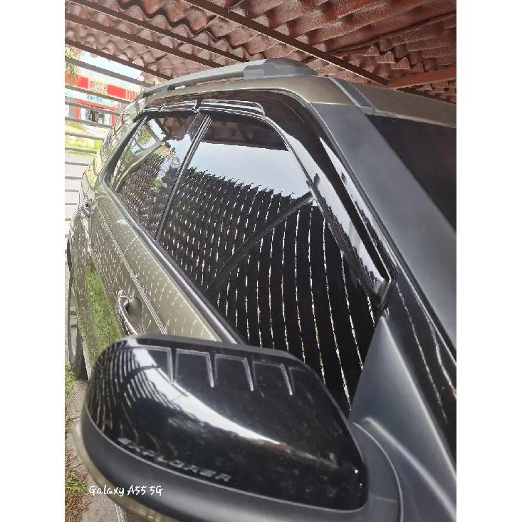 AIBAP High-Quality 4pcs 1.8mm Car Windows Visor For Explorer 2011-2019 window visors rain guards rain guard Sun Rain Visors
