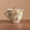 Exquisite Cat Tea Tureen Ceramic Cover Bowl Tea Items Tea Items Ru Kiln Gaiwan  Hotel
