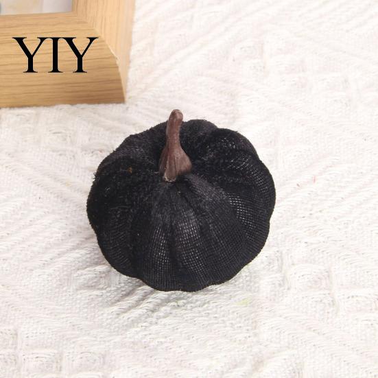 Plush Pumpkin Decor for Fall 20 PCS Velvet Decorative Ornaments, Multi-Color Artificial Harvest Pumpkins Home Mantel Table Shelf, Farmhouse