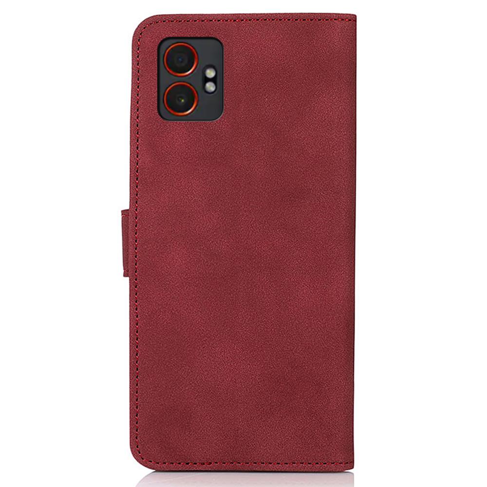KHAZNEH For Samsung Galaxy XCover7 Pro Case PU Leather Wallet Stand Phone Cover