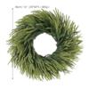 22" Realistic Christmas Norfolk Pine Wreath with Soft Touch Pine Needles and Cypress Vine