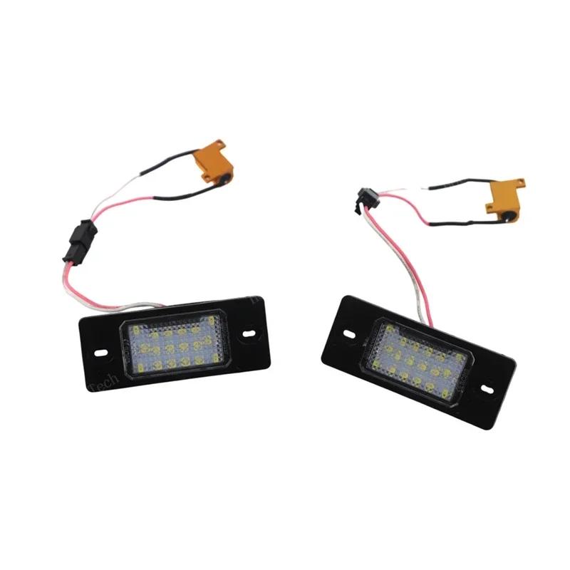 2X Number Plate Upgrade Lighting Error Free for VW Tiguan 09-12 Golf 5 Touareg MK1 Passat B5.5 Porsche Cayenne 955 957 2002-10