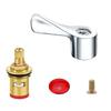 Tap Cartridge Tap Valve Set Tub Turn Cartridges Gland Washbasin Ceramic Disc Faucet Accessories Kitchen Bathroom