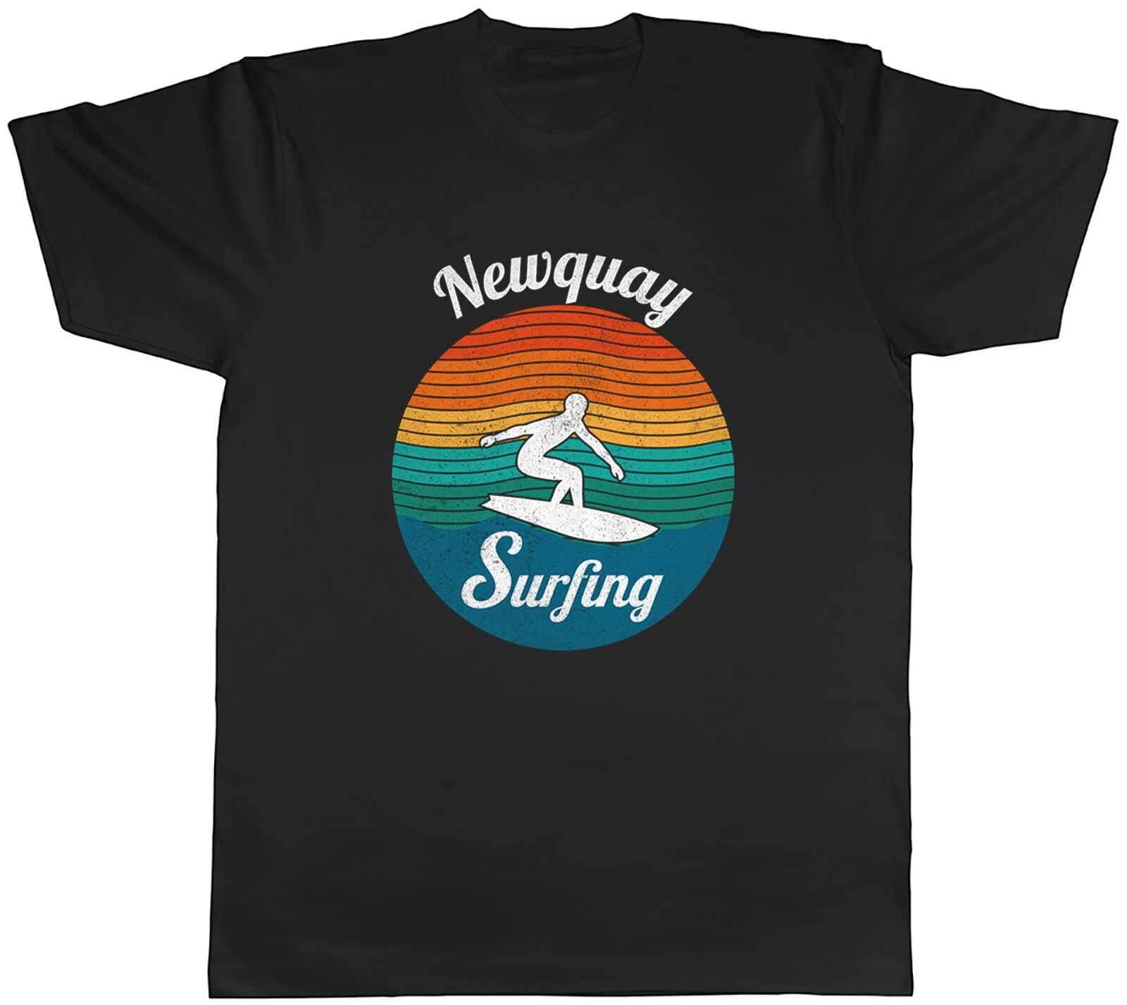 Personalised Surfing Ocean Beach Mens Unisex T-Shirt Tee Gift L