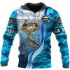 3D Printed Tuna Fishing Pattern Men's Hoodie Harajuku Street Sweatshirt Unisex Casual Pullover Autumn Jacket Essential Sportswea
