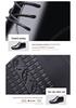 Men's Large Leather Lace-up Formal Shoes - Korean Style Black Work Shoes